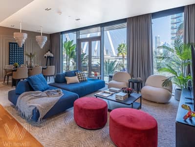 1 Bedroom Apartment for Sale in Bluewaters Island, Dubai - living room(7). jpg