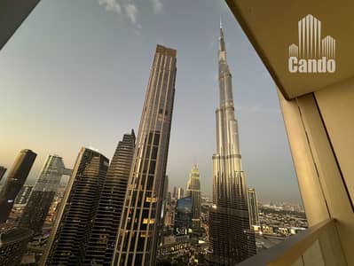 2 Bedroom Apartment for Sale in Downtown Dubai, Dubai - Burj and Sea view | High Floor | Brand New