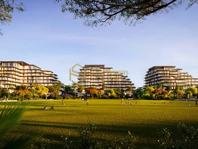 2 Bedroom Apartment for Sale in Yas Island, Abu Dhabi - EXT01_view from the park_v07. jpg