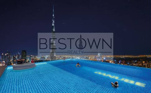 3 Cпальни Апартаменты Продажа в Бизнес Бей, Дубай - INFINITY POOL v002. jpg