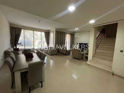 4 Bedroom Townhouse for Rent in Jumeirah Islands, Dubai - Exclusive | Pool And Skyline View | Vacant July