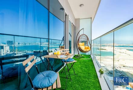 1 Bedroom Flat for Rent in Dubai Marina, Dubai - Sea View | Furnished | Mid Floor | 1-2 chq only