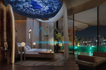 5 Bedroom Penthouse for Sale in Business Bay, Dubai - Binyan_BRH2690_EywaDubai_S231_INT_PHMasterBedroomNight_Final3400. jpg