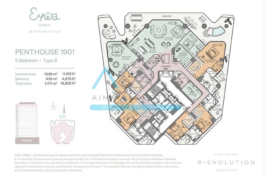 2 1901 Penthouse Floor Plan. png