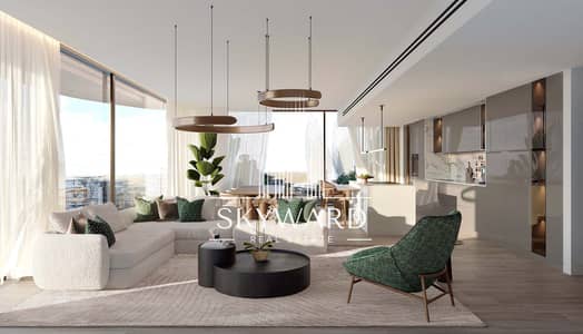 فلیٹ 1 غرفة نوم للبيع في جزيرة السعديات، أبوظبي - 4330_MAMSHA-GARDEN_Interiors_Apartment-_Living-Room-Dark_Draft-001_TM-copy-1. jpg