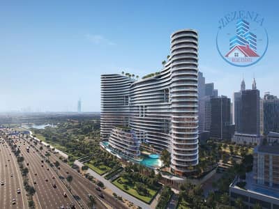 1 Спальня Апартамент Продажа в Бизнес Бей, Дубай - Aquarise Exterior-6. jpg