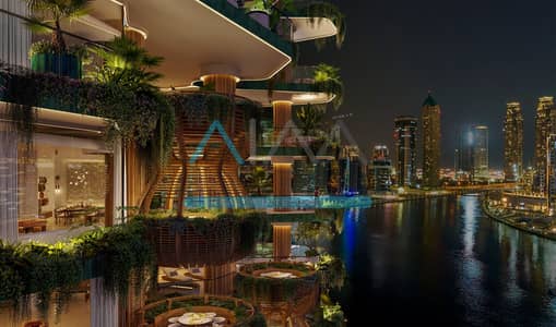 5 Bedroom Penthouse for Sale in Business Bay, Dubai - BINYAN_BRH2690_EywaDubai_S051_EXT_SupermanNight_Final_2k. jpg