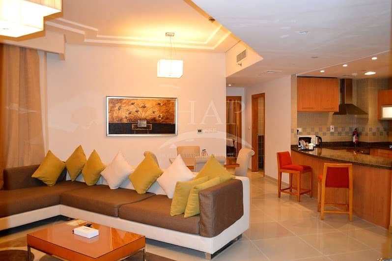 2 BHK Furnished  Hotel Apartment with free bills