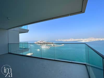 3 Bedroom Apartment for Rent in Dubai Harbour, Dubai - SEA AND PALM VIEW | MID FLOOR | CORNER UNIT