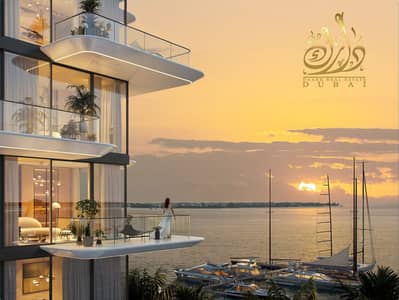 فلیٹ 3 غرف نوم للبيع في جزر دبي، دبي - Windows & Balcony (Sunset). png