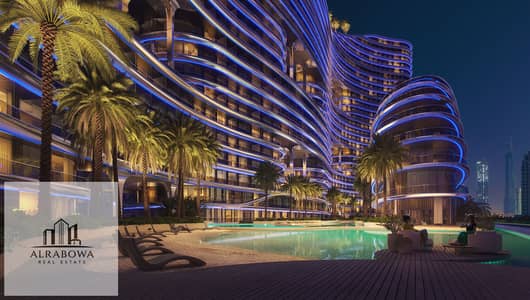 1 Спальня Апартаменты Продажа в Бизнес Бей, Дубай - Aquarise Exterior-4. jpg