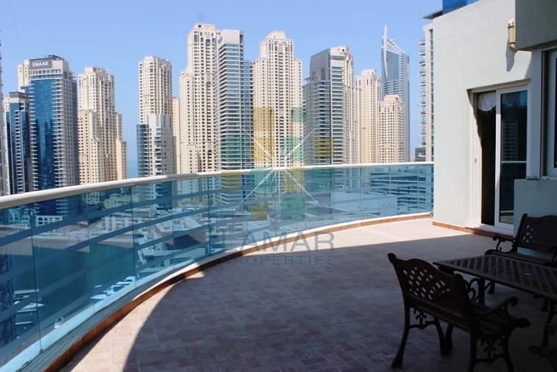 Fully furnished with Marina and SZR  view 3 bedroom in Cascade