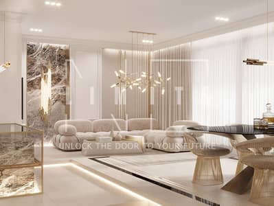 1 Bedroom Flat for Sale in Majan, Dubai - cream-sofa. jpg