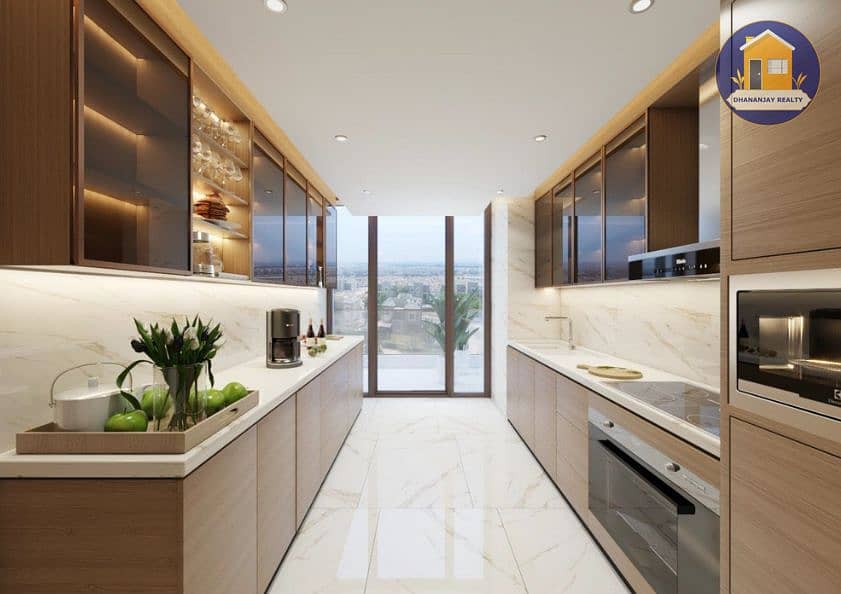 2 bedroom apartment with closed kitchen at Rapunzel Tower in Majan Dubai Land. jpg 2 bedroom apartment with closed kitchen at Rapunzel Tower in Majan Dubai Land. jpg