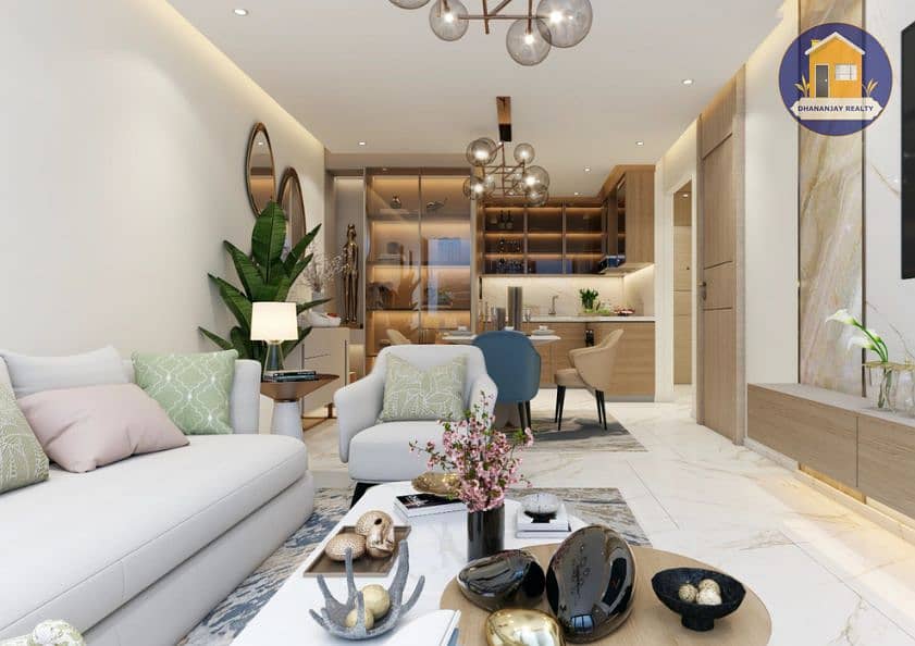 spacious living room at Rapunzel Tower in Majan Dubai. jpg spacious living room at Rapunzel Tower in Majan Dubai. jpg