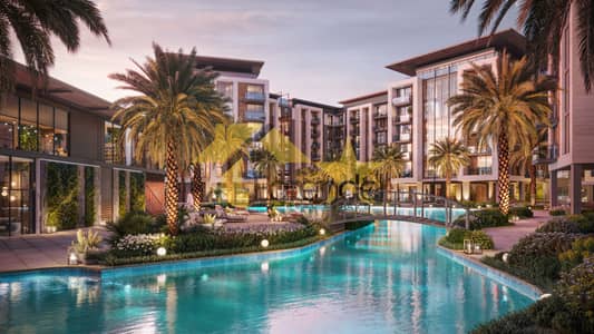 2 Cпальни Апартаменты Продажа в Фалькон Сити, Дубай - Belgravia Gardens  - lazy river. jpg