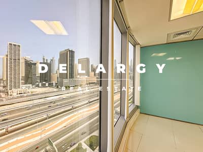 Office for Rent in Jumeirah Lake Towers (JLT), Dubai - SZ Rd View | Metro Access | Partitioned