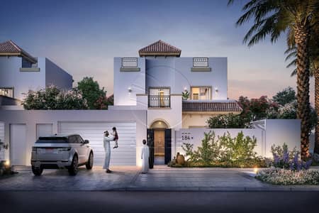 فیلا 4 غرف نوم للبيع في الشامخة، أبوظبي - ALDAR_Reeman2_CGI03_ExteriorStreet-T1Arab_07. jpg