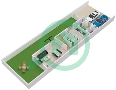 Aster - 3 Bedroom Villa Type R2-EM Floor plan