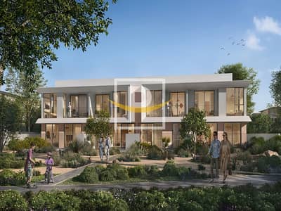 3 Bedroom Townhouse for Sale in The Valley by Emaar, Dubai - Full Central Park View|3BR Townhouse|Serene Style