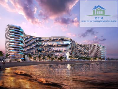 فلیٹ 4 غرف نوم للبيع في جزيرة المرجان، رأس الخيمة - C01-VIEW FROM BEACH SIDE. jpg