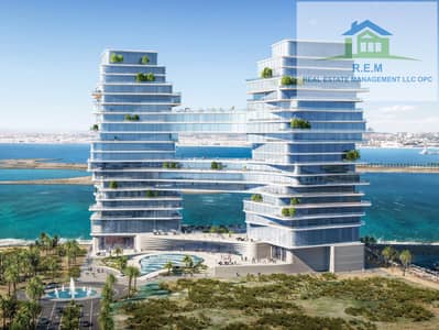 阿尔马扬岛， 拉斯海玛 2 卧室单位待售 - Oceano_Backside. jpg