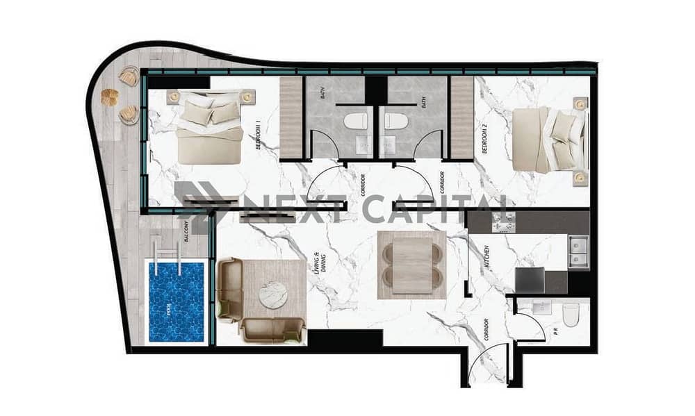 Investor Deal | High ROI | Stunning 2 Bedroom | Luxury Living - Image 13