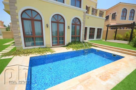 فیلا 5 غرفة نوم للبيع في جميرا جولف إستيت، دبي - Stunning Furnished Villa With Picturesque Lake View فیلا 5 غرفة نوم للبيع في جميرا جولف إستيت، دبي - Stunning Furnished Villa With Picturesque Lake View