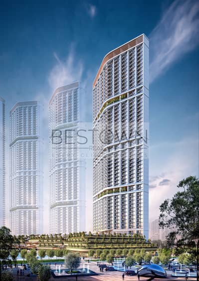 布卡德拉社区， 迪拜 1 卧室公寓待售 - DRAFT - 330 riverside - lagoon side_R1. jpg