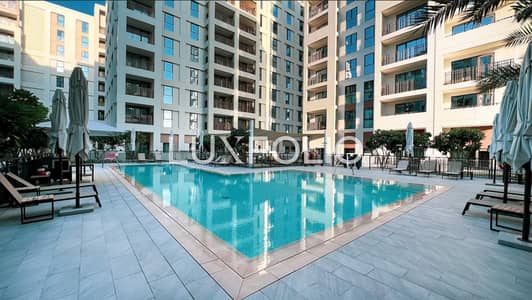 1 Bedroom Flat for Sale in Dubai Creek Harbour, Dubai - Burj Khalifa Skyline View I Private Beach I High Floor