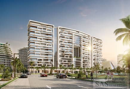 شقة 1 غرفة نوم للبيع في دبي الجنوب، دبي - Dubai South_Azizi Venice_B 001_Front Sreet View Day_03. jpg