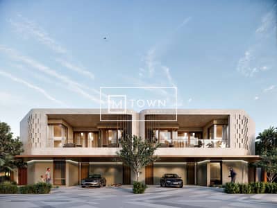 فیلا 4 غرف نوم للبيع في الطي غرب، الشارقة - 6. -Twin-Villa-Street-View-1. jpg