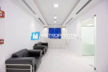 Office for Sale in Al Reem Island, Abu Dhabi - Furnished Office | High Floor | City Skyline View
