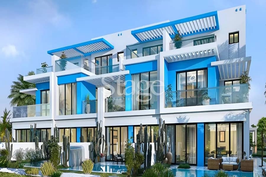 Таунхаус в Дамак Лагунс,Санторини, 4 cпальни, 2800000 AED - 11763377 Таунхаус в Дамак Лагунс,Санторини, 4 cпальни, 2800000 AED - 11763377