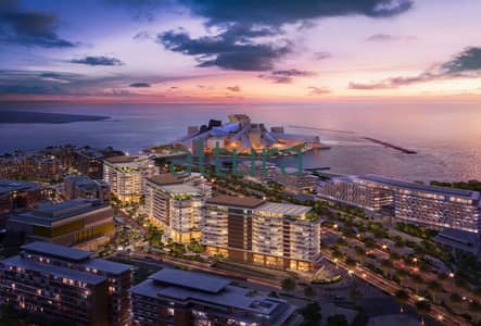 2 Cпальни Апартаменты Продажа в Остров Садият, Абу-Даби - CGI12_Areal_10K_Reto. jpg