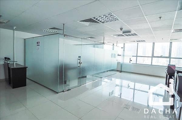 Best price - fitted office with glass partitions