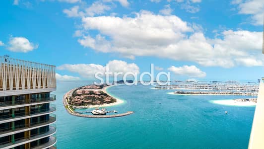 1 Bedroom Apartment for Sale in Dubai Harbour, Dubai - Palm view | High Floor | Large Layout | Vacant