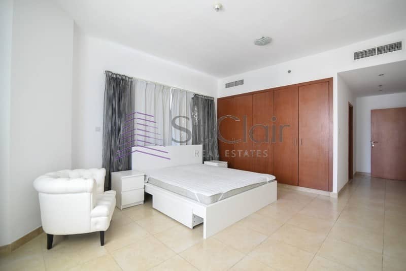 Spacious 2 Beds + Maids | Marina View | Mid Floor