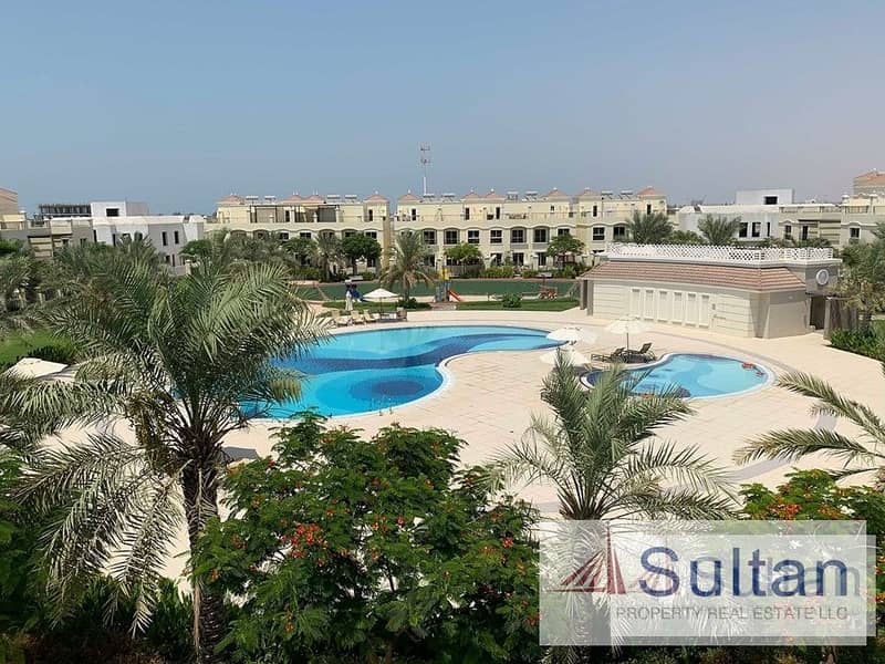 3BR Bayti Villa with Direct Pool Access in Hamra Village 3BR Bayti Villa with Direct Pool Access in Hamra Village