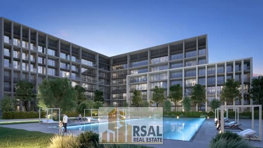 1 Bedroom Apartment for Sale in Aljada, Sharjah - 241011-pool view-01. jpg