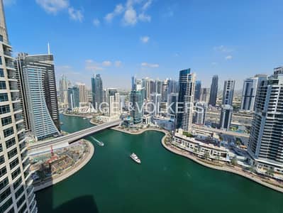 1 Bedroom Apartment for Rent in Dubai Marina, Dubai - Full Marina View | Chiller Free | Upgraded