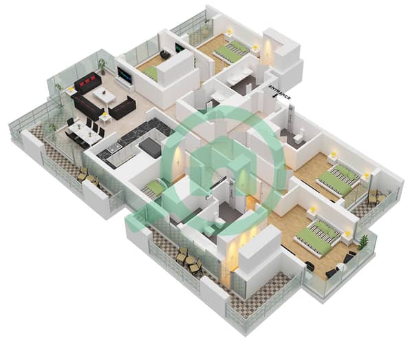 Type A Unit 15, Floor 21-24