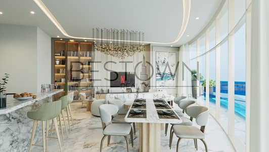 Студия Продажа в Аль Марджан Айленд, Рас-эль-Хайма - 3BR Living View 01. jpg