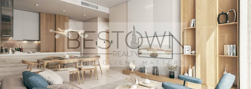 2 Bedroom Apartment for Sale in Majan, Dubai - Living Room - 01. jpg