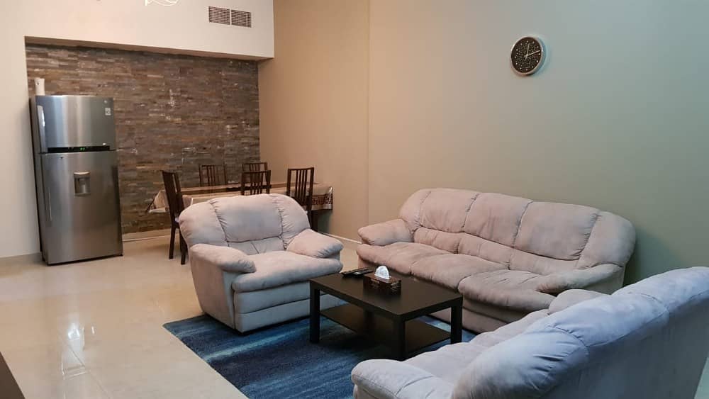Spacious and Fully Furnished!! 2 Bedroom Hall Kitchen For Rent In Falcon Tower.