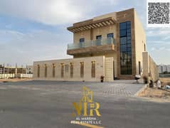 For sale in Al Harba, Ajman, for all nationalities, a luxurious villa, the lowest price in Al Helio 2, modern, negotiable, an opportunity for bank or