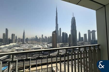 3 Bedroom Flat for Rent in Za'abeel, Dubai - Full Burj View | Vacant | Ready to Move In