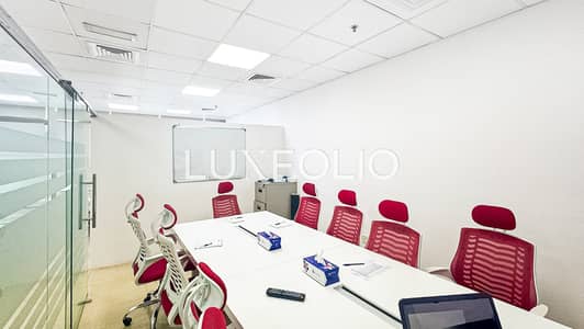 Office for Rent in Business Bay, Dubai - Vacant July | Glass Partition | Furnished