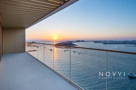 3 Bedroom Apartment for Sale in Dubai Harbour, Dubai - Palm View | High Floor | Exclusive