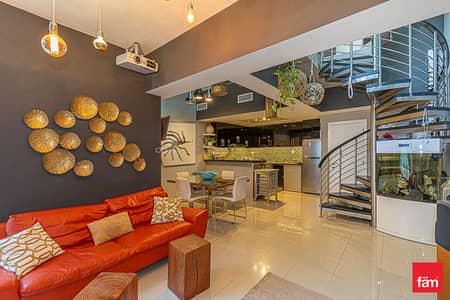 1 Bedroom Apartment for Rent in Dubai Marina, Dubai - Beautiful 1BR Loft I Nicely Furnished
